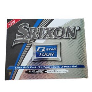 SRIXON Q STAR TOUR. Pure white 1 dozen (12). Golf Balls. Ultra soft feel.